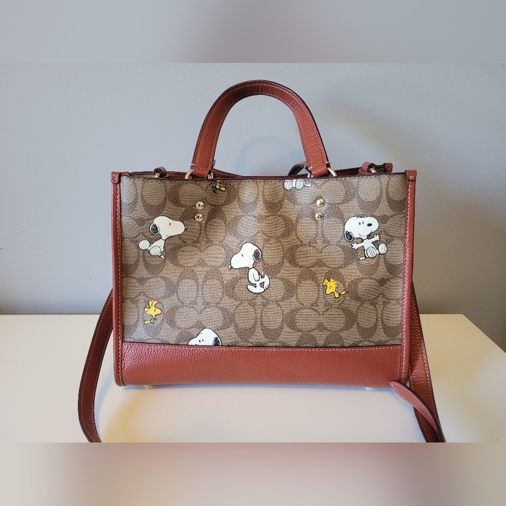 Coach X Peanuts Dempsey Carryall, BNWOT - Picture 5 of 11